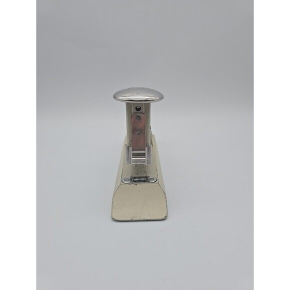 Vintage Swingline No 13 High Carbon Stapler Beige Heavy Duty Steel Made In USA - Picture 2 of 12